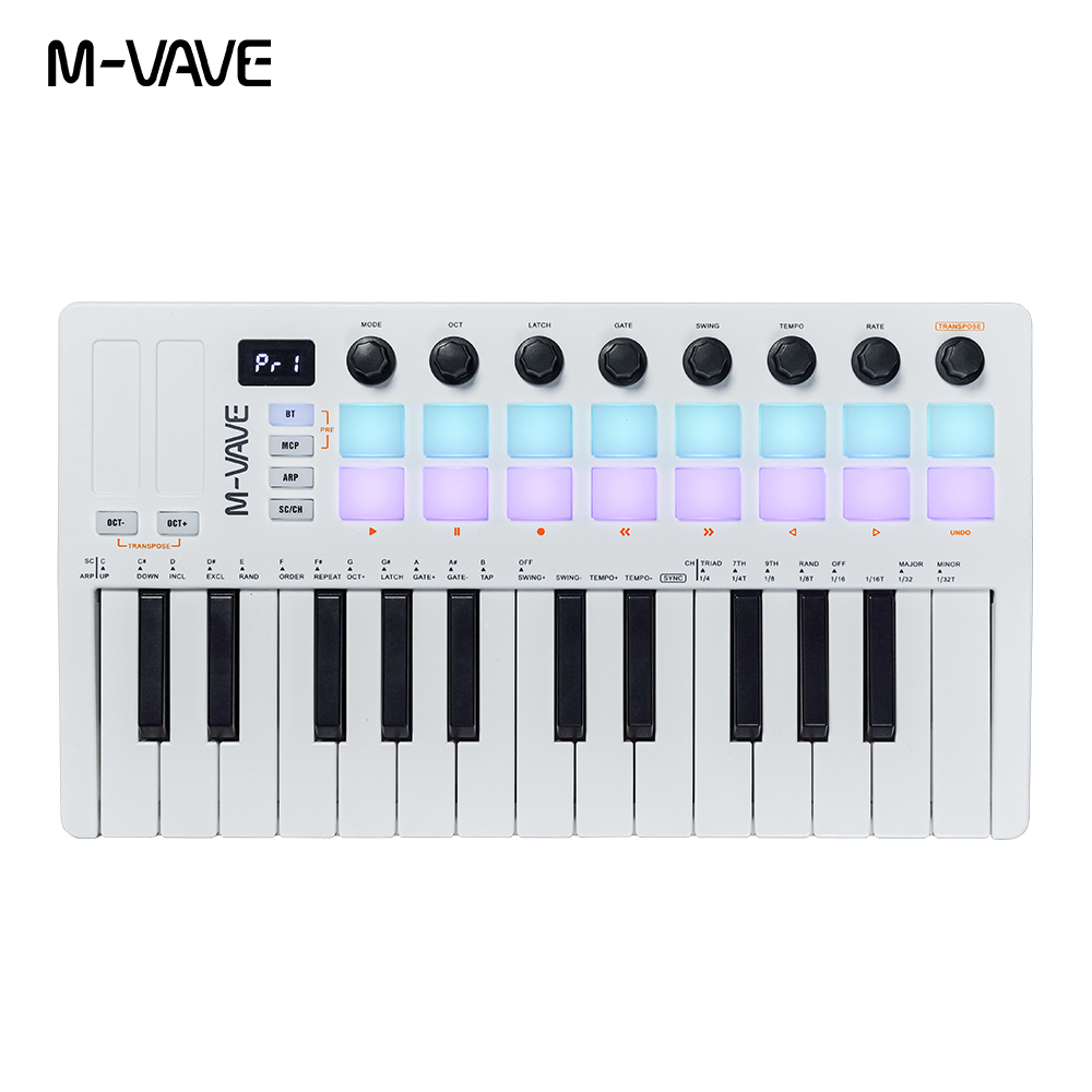 M-VAVE SMK-25 II 25 Key Blueto - Midi Controller Pad ulasan dan harga
