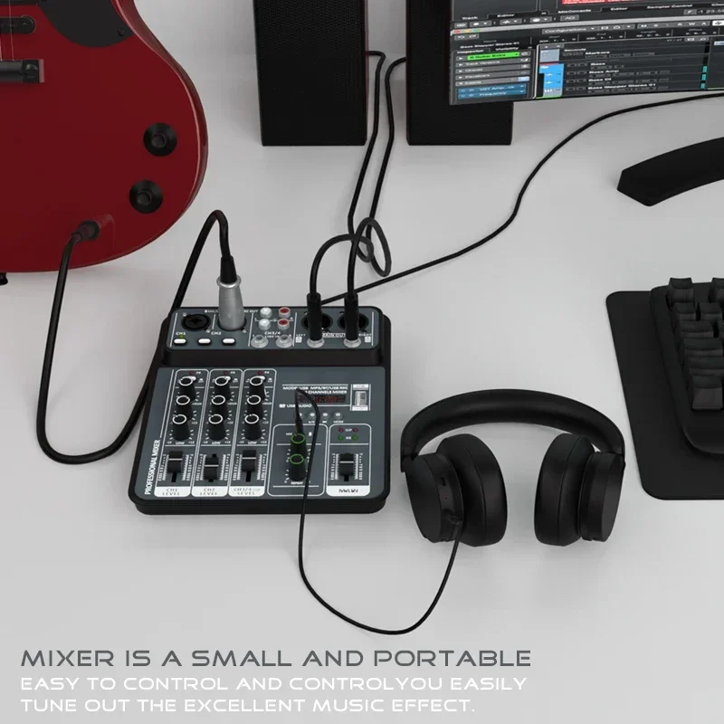 Konsol Pencampur Audio Profesi - Audio Music Dj ulasan dan harga