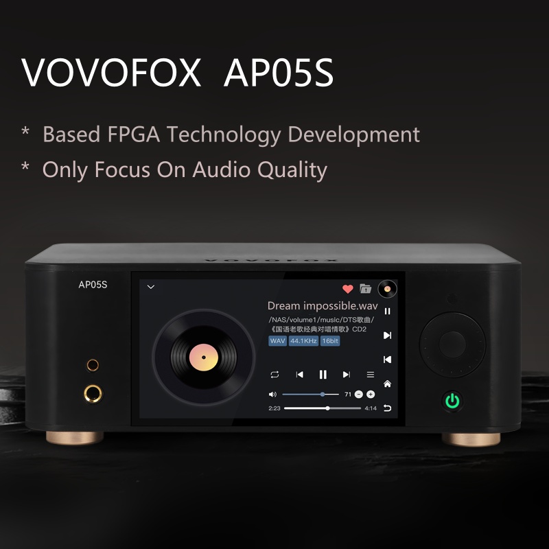 VOVOFOX-HiFi AP05S Pemutar Mus - Audio Without Music ulasan dan harga