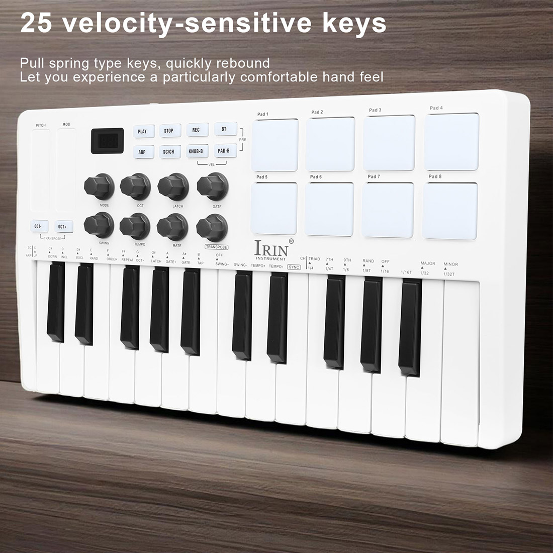 SMK-25 Keyboard MIDI Portabel  - Midi Controller Pad ulasan dan harga